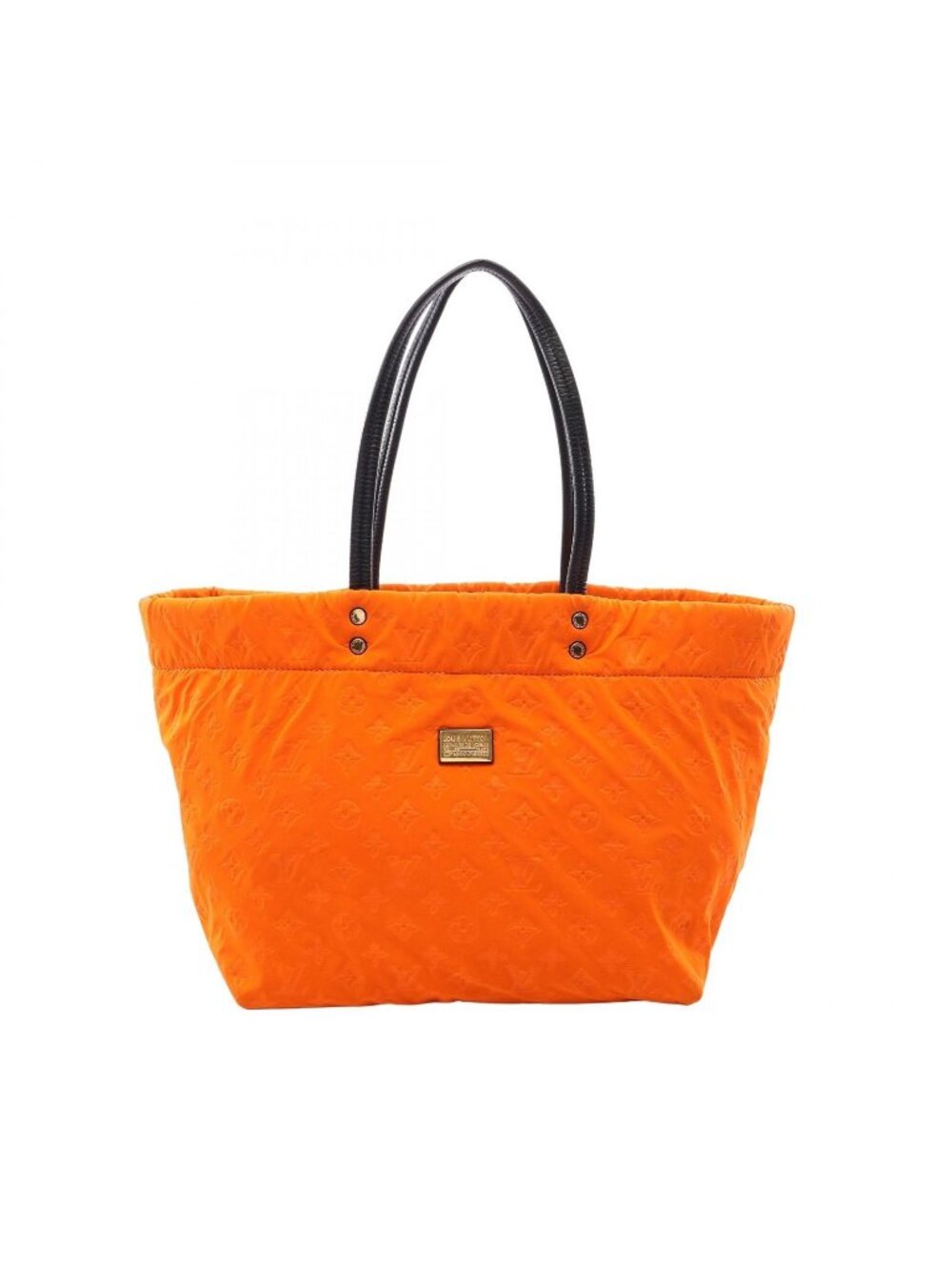 Louis Vuitton Tote Bag Scuba MM Cruise Line Orange Leather